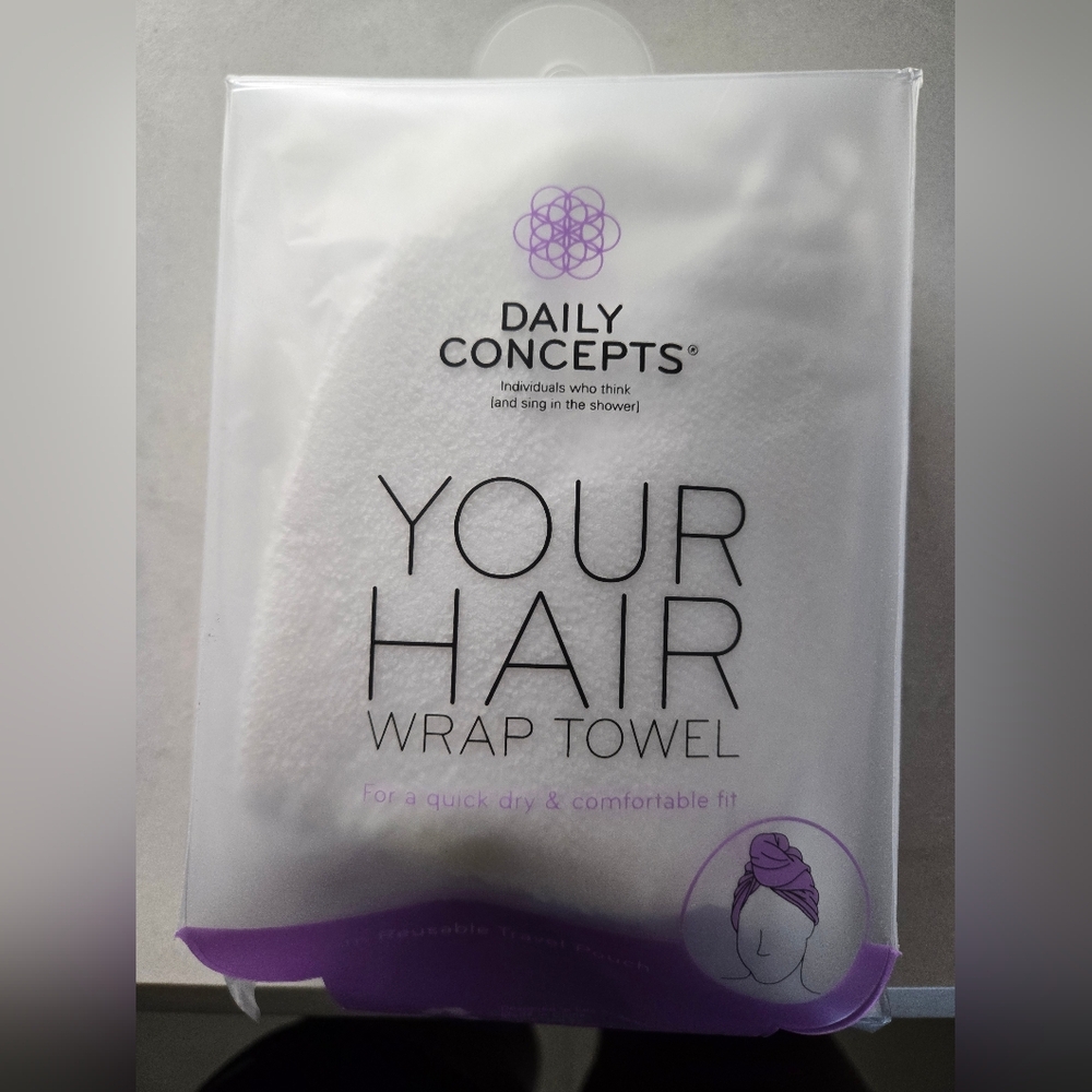 Daily Concepts White Hair Wrap Towel